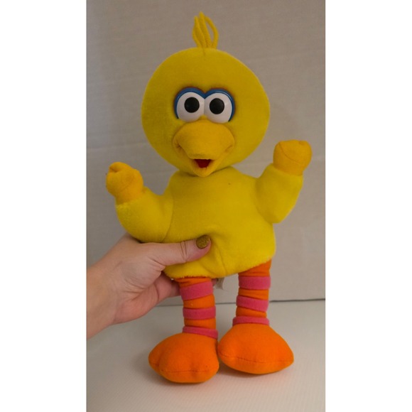 Big Bird Sesame Street Plush Stuffed Animal Fisher-Price 2000 Preowned - Picture 7 of 10